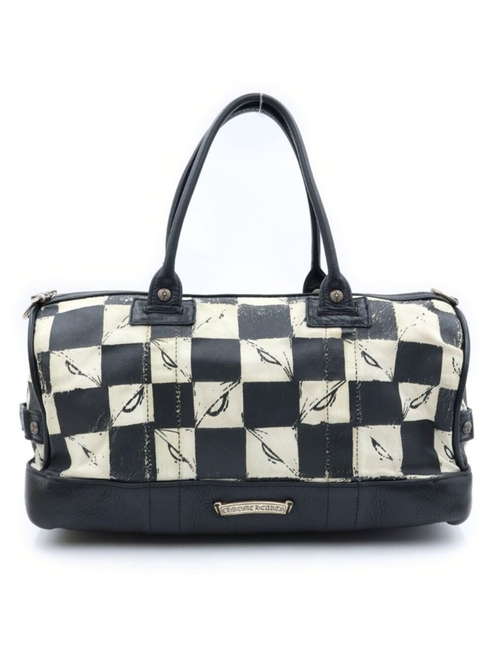 Chrome Hearts Matty Boy Leather Canvas Bag &canvas Bag